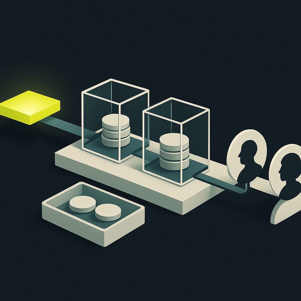 Creator incentive pipeline separating a promotional budget, estimated rewards, approved balances, and completed payments.