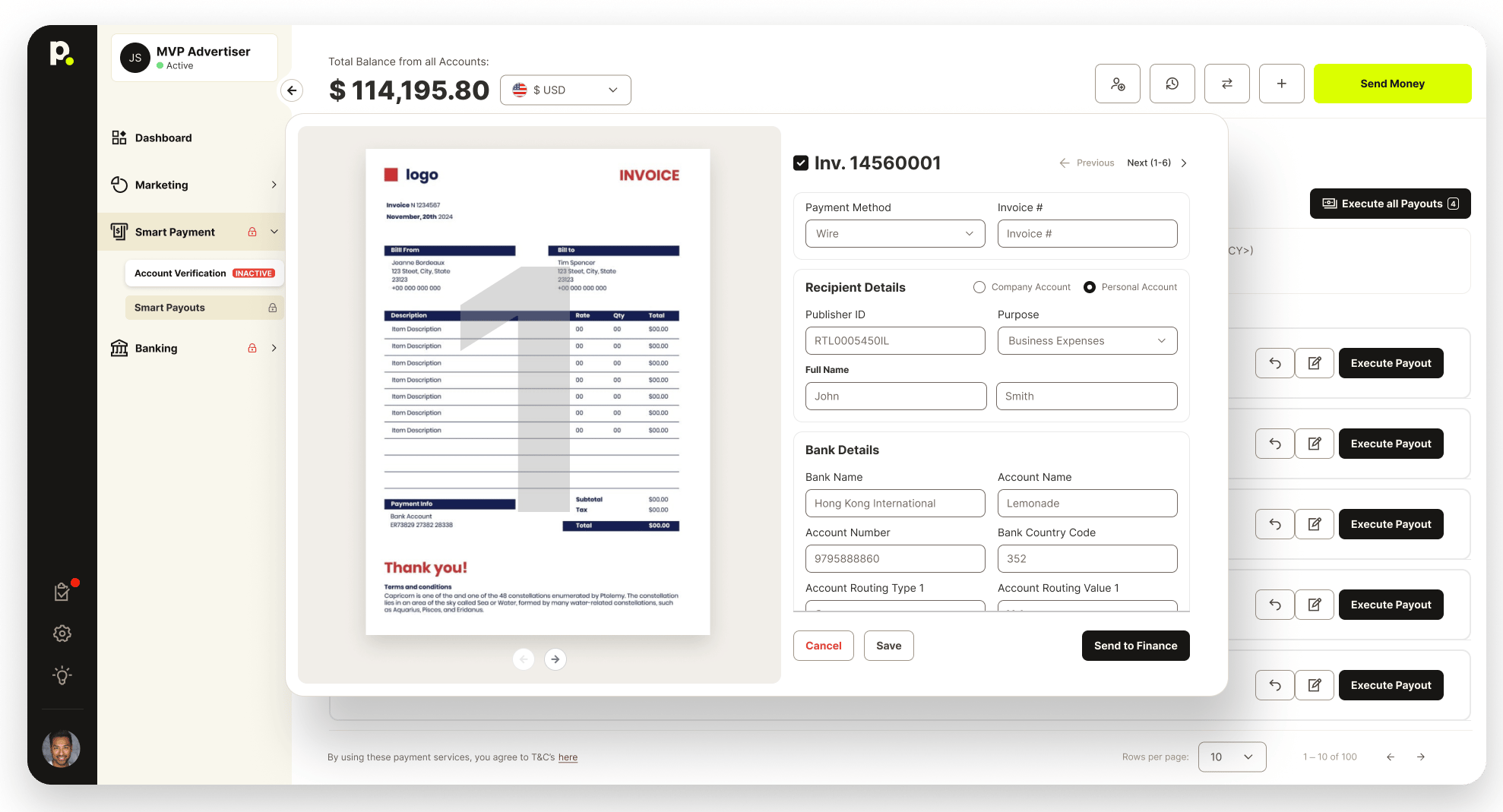 Automated Invoice Processing