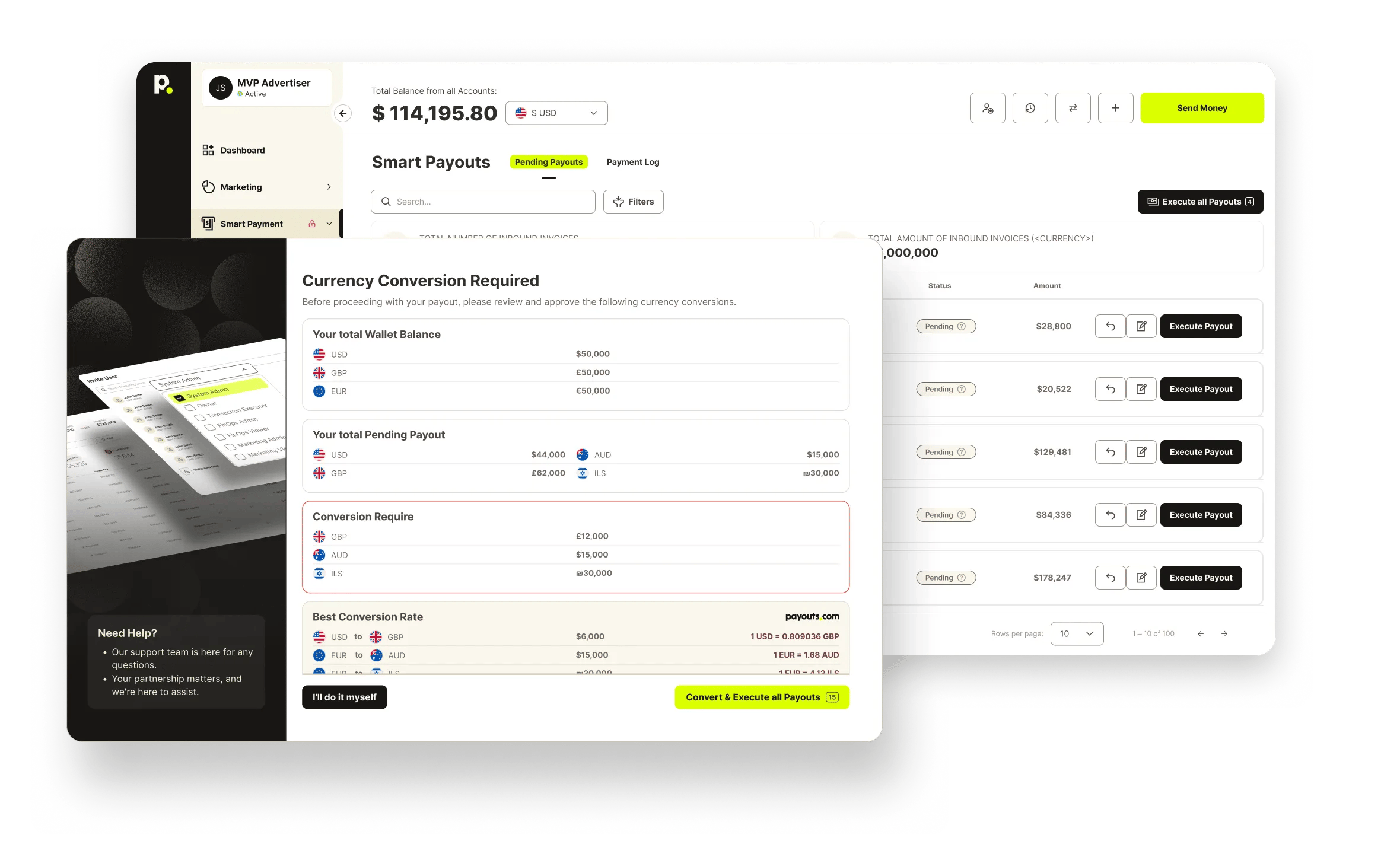 Near Real time Fund Settlement