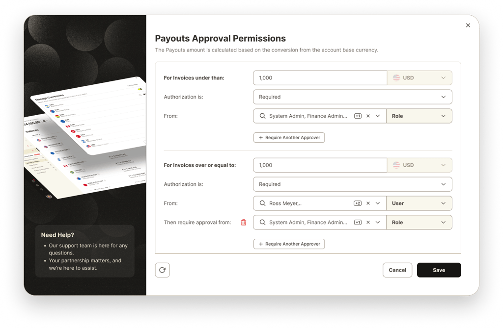 Payouts Approval Permissions Payoutscom Payouts Approval Permissions